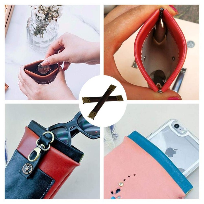 20 Pcs 10cm Metal Internal Flex Frame Kiss Clasp Bag