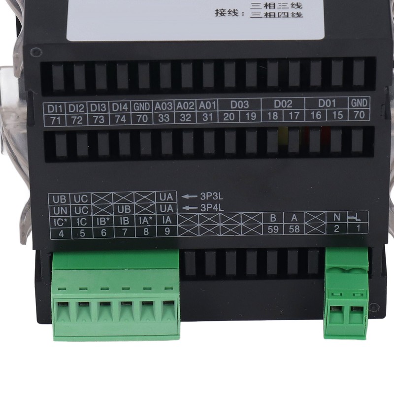 3 Phase Current Meter LED Digital Display Ammeter Programmable Intelligent