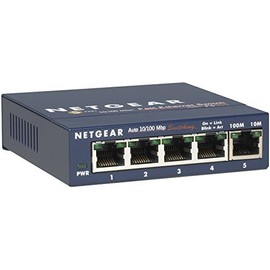 NETGEAR ProSafe FS105 5-port 10/100Base-TX Desktop Slimline Switch FS105NA