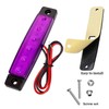KEING Purple 3.8" 6 LED Trailer Marker Lights Sealed, LED