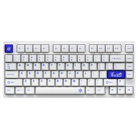 BOYI D75 Quick Release Wireless Aluminum Gaming Keyboard,Tri-Mode Custom Hot Swappable RGB 75% Mechanical Keyboard for Windows/Mac/PC (White)