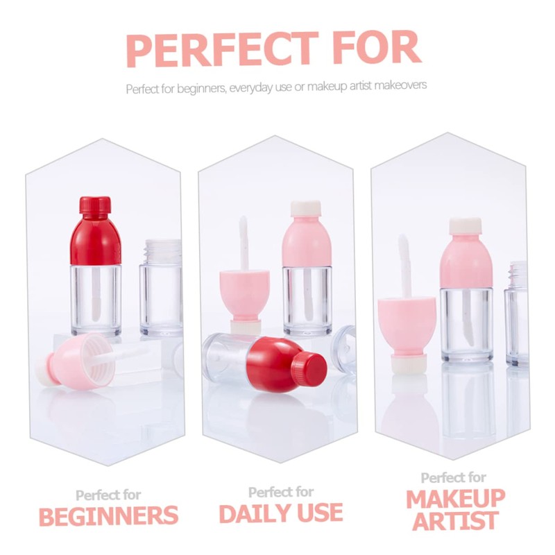VICASKY 10pcs Lip Gloss Tubes with Wand Empty Bottles for