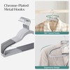 SONGMICS Clothes Hangers, Pack of 100 Plastic Coat Hangers, Space-Saving,