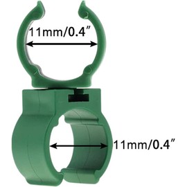50PCS Stabverbinder Plant Clips Zum Verbinden einzelner Pflanzstäbe Multifunktionsclip Stabverbinder Pflanzstabbefestigung Clips Pflanzenstütze Stabverbinder Zum Verbinden (11mm)