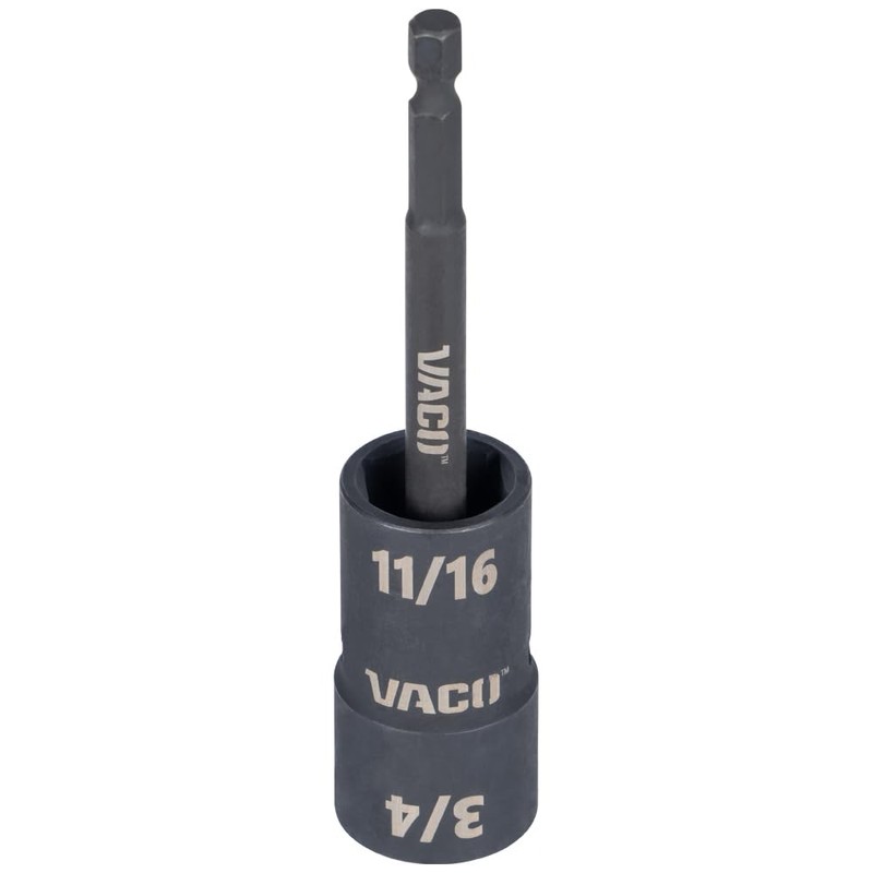 VACO VAC4100 10-Piece 2-in-1 Impact Flip Socket Set with Case,