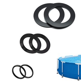 Pack of 6 sealing rings, seals, sealing ring, pool O-rings rubber seal spare part, rubber washers, round, seal sand filter system, pool accessories for Intex 10747, 25006, 25010, 28633, 28635, 28621