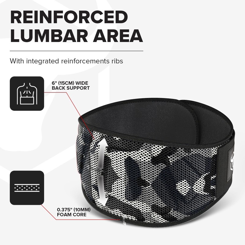 Weightlifting Belt for Men and Women - 6 Inch Auto-Lock