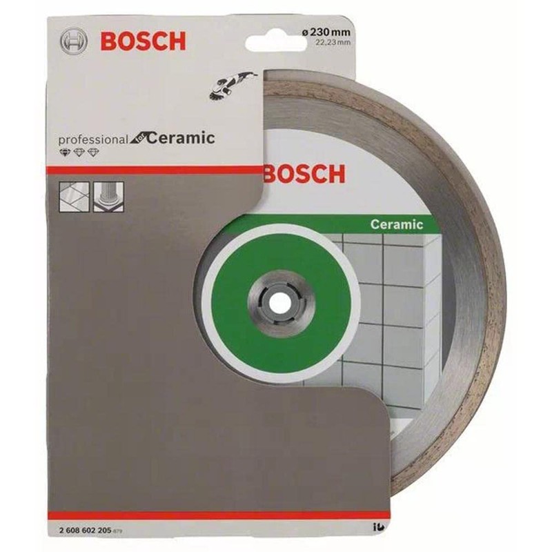 BOSCH Diamanttrennscheibe Standard für Ceramic, 230 x 22,23 x 1,6