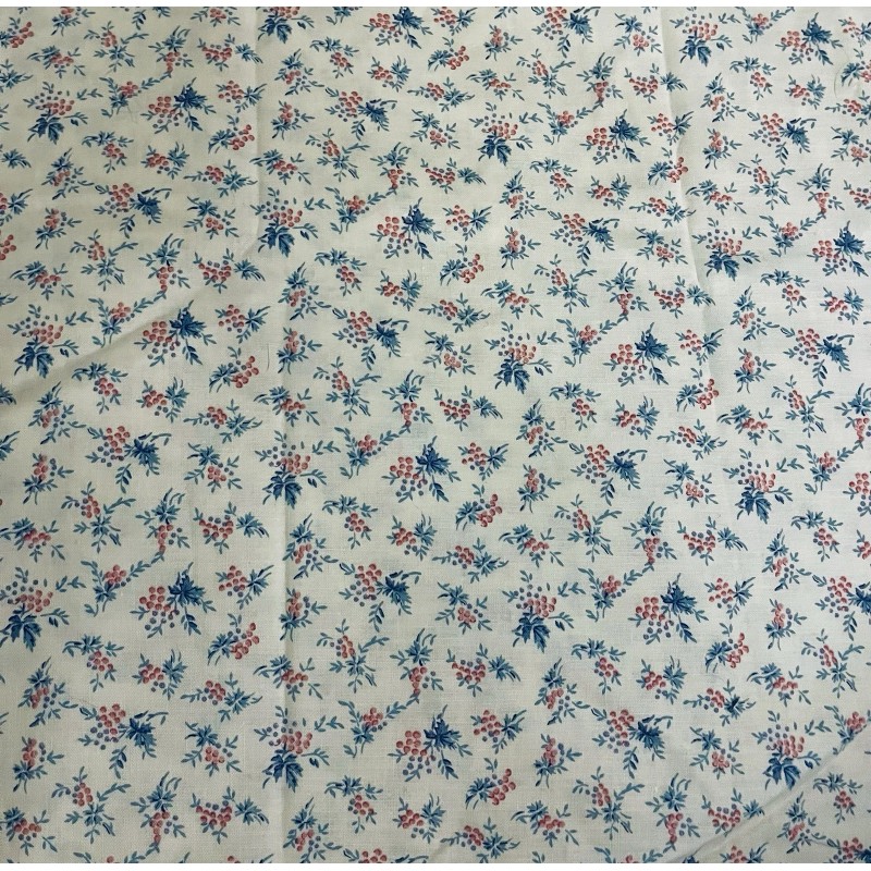 Concord Fabrics Tiny Pink & Blue Dot Grape or Florals