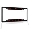 Fastasticdeals Metal Insert License Plate Frame Albanian Eagle Weatherproof Car