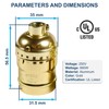 HQRP E26/E27 Bulb Socket Vintage 660W 250V Replacement Lamp Socket