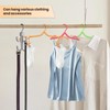Daily Treasures 12 Pack Foldable Travel Hangers,Portable Folding Plastic Clothes