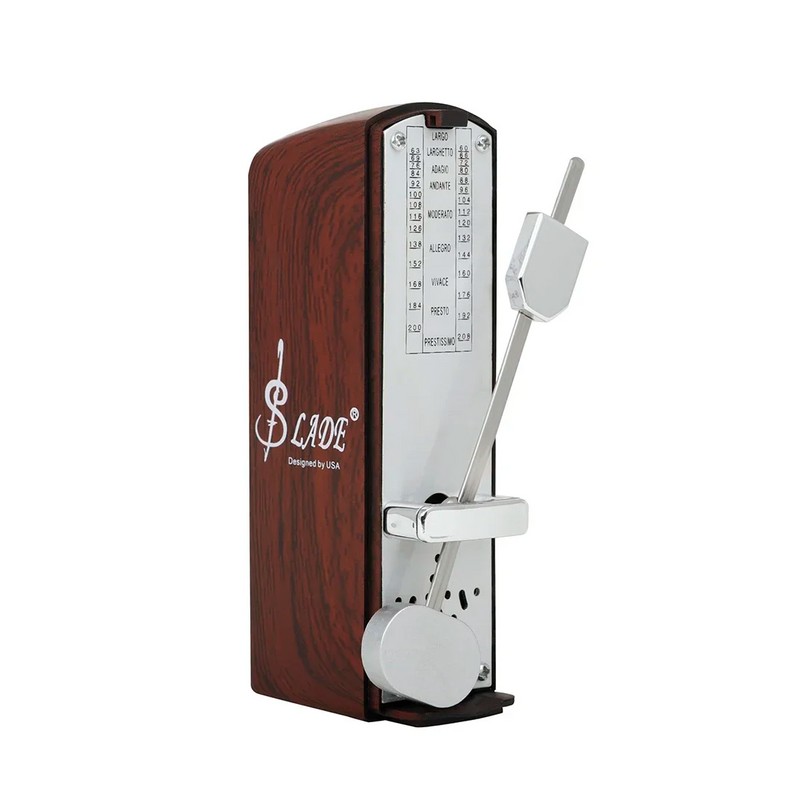 Mini Mechanical Metronome for Music Practice – Portable Wind-Up Tempo