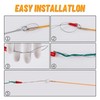 KOOTANS 11FT Fiberglass Running Electrical Wire Cable Glow Rods Wire