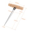 Alnicov Tapered Reamer Wood Hand Held Reamer T Handle Tapered