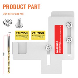 RVBOATPAT Generator Interlock Kit Compatible with Siemens or Murray 150 amp or 200 amp Main Breaker Panel, 7/8-1 1/4 Inch Spacing Between Main and Branch Breaker