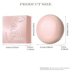 Paleta de polvos iluminadores horneados, resaltador de acabado natural construible, polvo facial ligero brillante y mate para pómulos, regalo de maqui