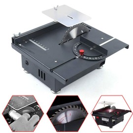Electric Mini DIY Bench Cutting Machine 7200RPM Precision Table Saws Metal-Cutting Benchtop Band Saw for DIY Handmade Wooden Model Crafts, Soft Metal, Tile and Plastic Cuts (7200RPM)