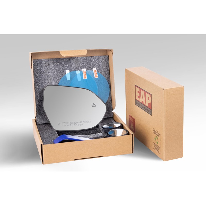 EAP Passenger Side Mirror Glass Compatible with Hyundai Kona 2024-2026,