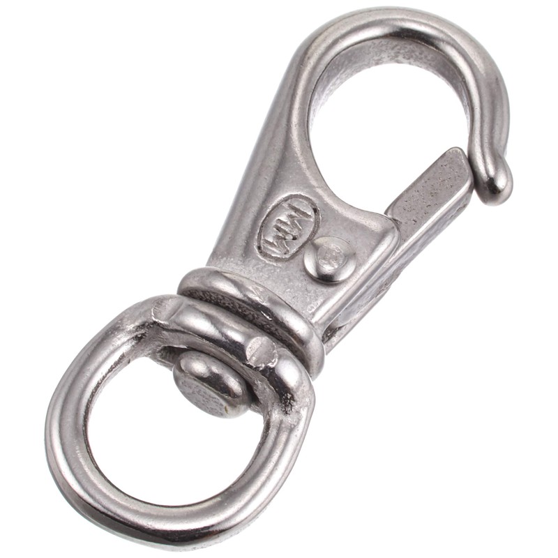 Stainless Steel Metal Fittings, Swivel Snap, Wire Diameter: 0.1 inch