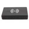 Black Wood Clock Digital Decoration White Light Wooden LED Clock