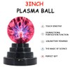 Rigrer Plasma Ball Lamp Light, Globe Static Touch Sensitive Magic