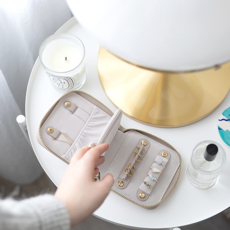 Stackers Taupe Compact Jewellery Roll