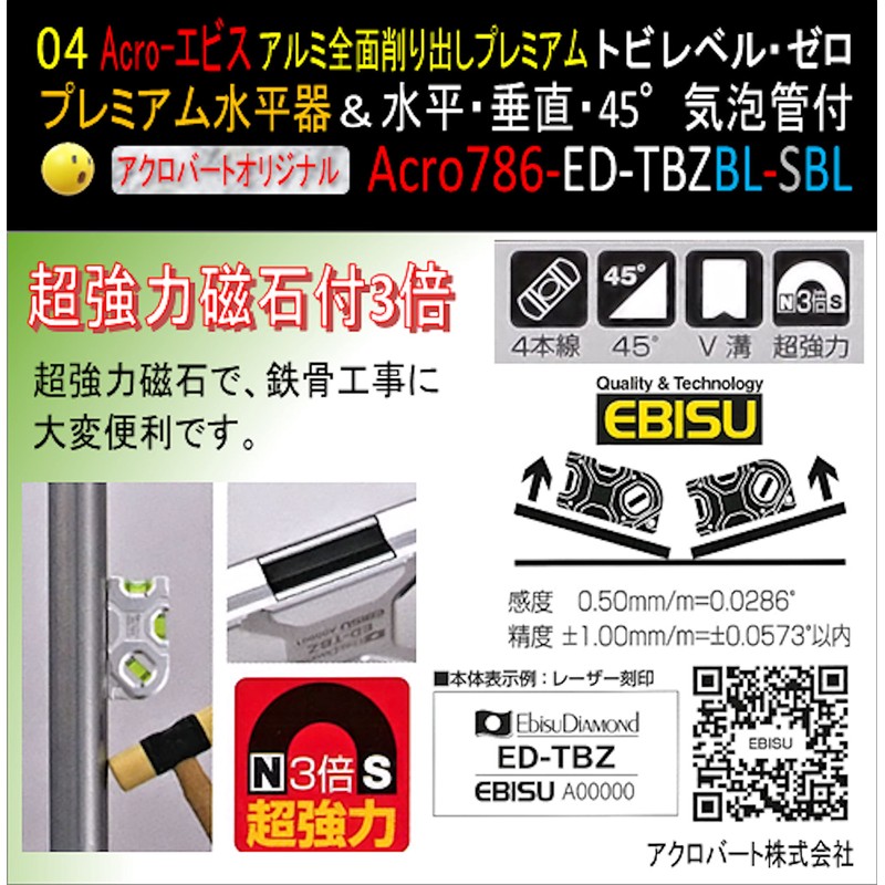 Acro-Ebis 786 Tobi Level Zero EA786RG-35 Blue 01 Piece Set