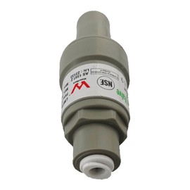 2.75 bar (40 psi) pressure regulator for 1/4 inch (6.35 mm) water hose, protects your refrigerator and water filter from too high pressure