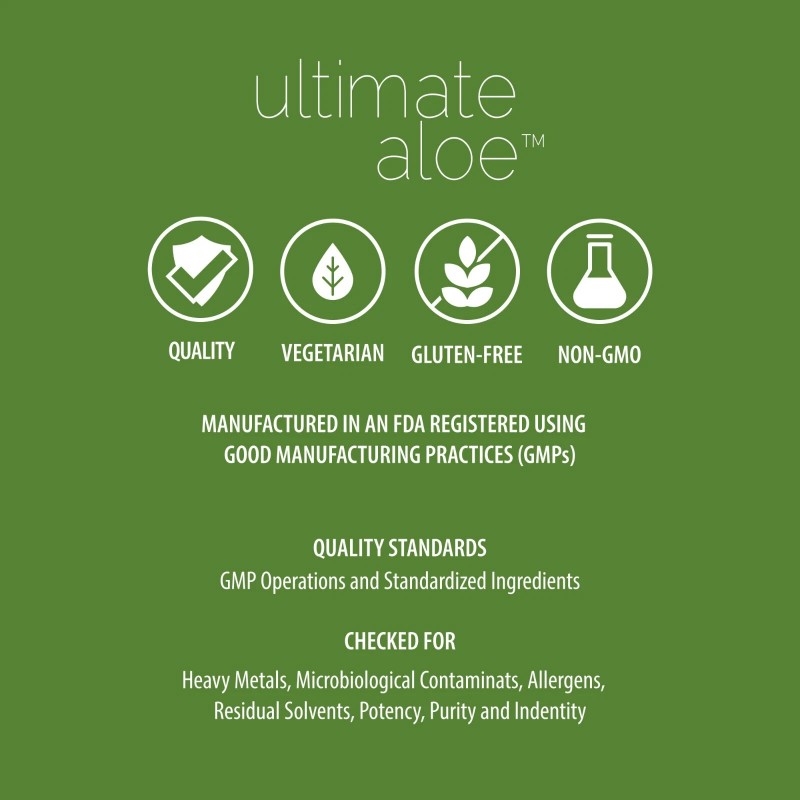 Ultimate Aloe - Pure Aloe Vera Juice Strawberry & Kiwi