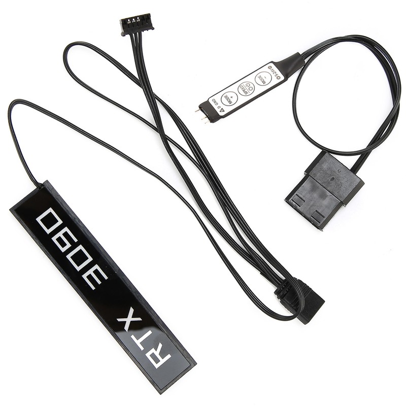 Graphics Card RGB Light 3pin 6pin 50cm Lighting Effect Synchronize