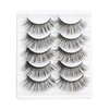 5 Pairs False Eyelashes Natural Fake Eyelashes Fluffy Hand-made Eyelashes