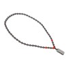 Terahertz Beaded Necklace Fashionable Rectangular Pendant Soreness Relief Energy Stone