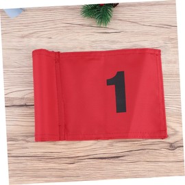 Kisangel 3 Pcs Golf Green Putting Mats Training Aid 12 Flag Set Practice Equipment for Golfer