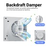 4 Inch Wall Mount Bathroom Exhaust Fan, Plug in Wall