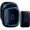 Wireless Doorbell Kits with 2 Receivers IP66 Waterproof 1000ft Range