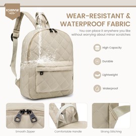 KSIBNW Women's Backpack, 40 x 30 x 10, Waterproof School Backpack, Hand Luggage, Backpacks, Lightweight Travel Bag, Wizzair Vueling EasyJet Travel Backpack, Daypack with Many Compartments, Daypack for