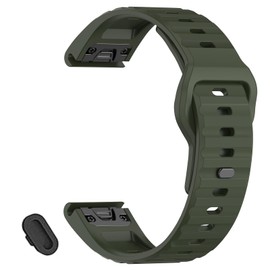 VELEYOK 22mm Silicone Bands for Garmin Fenix E/Fenix 8 AMOLED 47mm/7 pro/7/6 pro/6/5 Plus/5, Sport Watch Strap Compatible with Garmin epix Pro 47mm/Approach S70 47mm/S62/Forerunner 965/955/945
