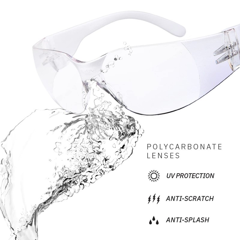 Gamma Ray Full Lens Magnification Reading Safety Glasses Readers