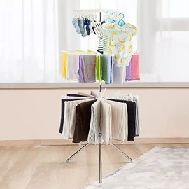 Aidesen Rack Tendedero Para Interiores Plegable Circular