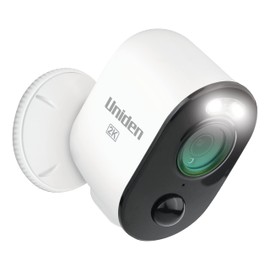 Uniden App Cam Solo PRO 2K - 100% Wirefree 2K Super HD Spotlight Camera in 1 – Single Pack
