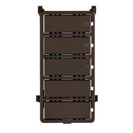 Leviton Countdown Switch Faceplate, Timer, DTKIT-B, Brown