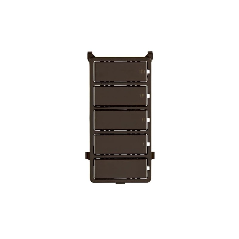 Leviton Countdown Switch Faceplate, Timer, DTKIT-B, Brown