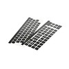 Lacerto® 13 x 13 mm German Sticker Set for PC
