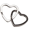 Baker Ross AW684 Heart Shaped Split Metal Rings (Pack of
