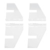 Skateboard Wall Mount Clear Acrylic Storage Display Deck Skateboard Wall