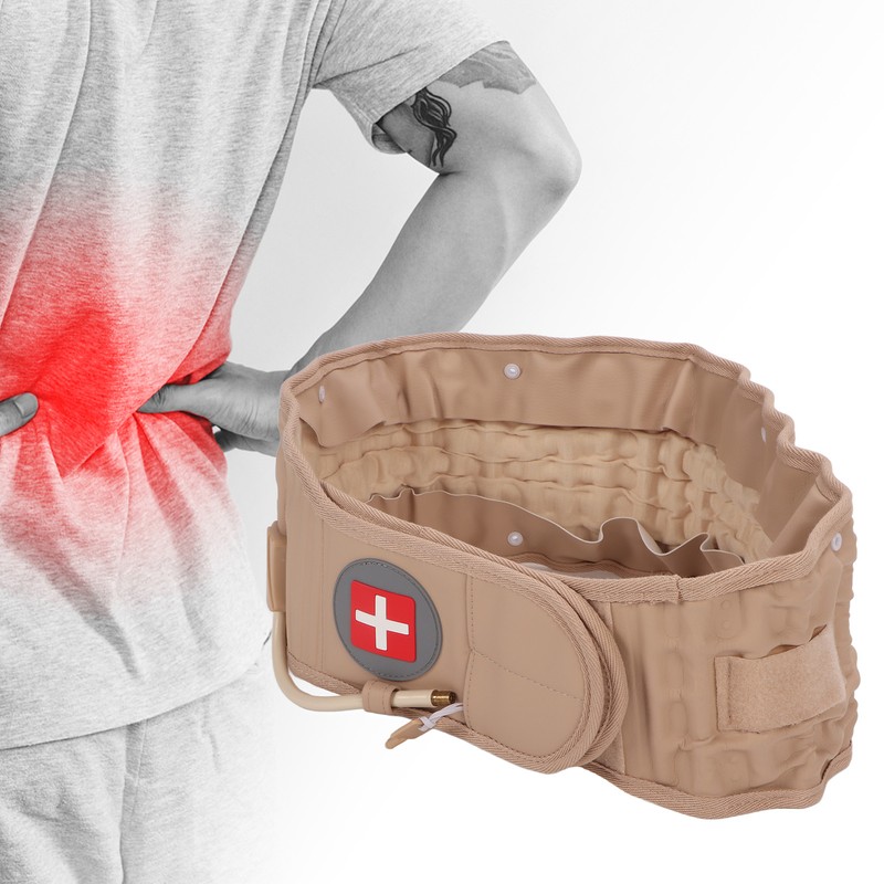 Lumbar Traction Belt Inflatable Improve Pain Back Decompression Belt Lumbar