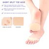 Baluue Men's Half Socks Toe Separation Five Toe Socks for