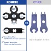 DEYMU Solar Crimping Tool Cable Connector, with 6pcs Male Female