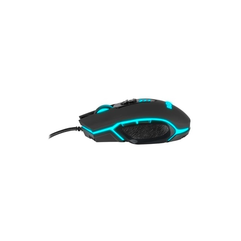 Mouse Gamer alámbrico para PC/Mac 6,400 dpis con luz led